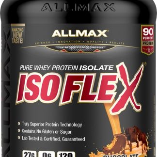IsoFlex Pure Proteína Whey Isolar Manteiga De Amendoim De Chocolate - 2 lbs. AllMax Nutrition