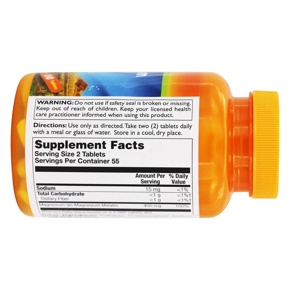 Magnésio Dimalato 400 mg. - 120 Tablets Thompson - Imagem 2