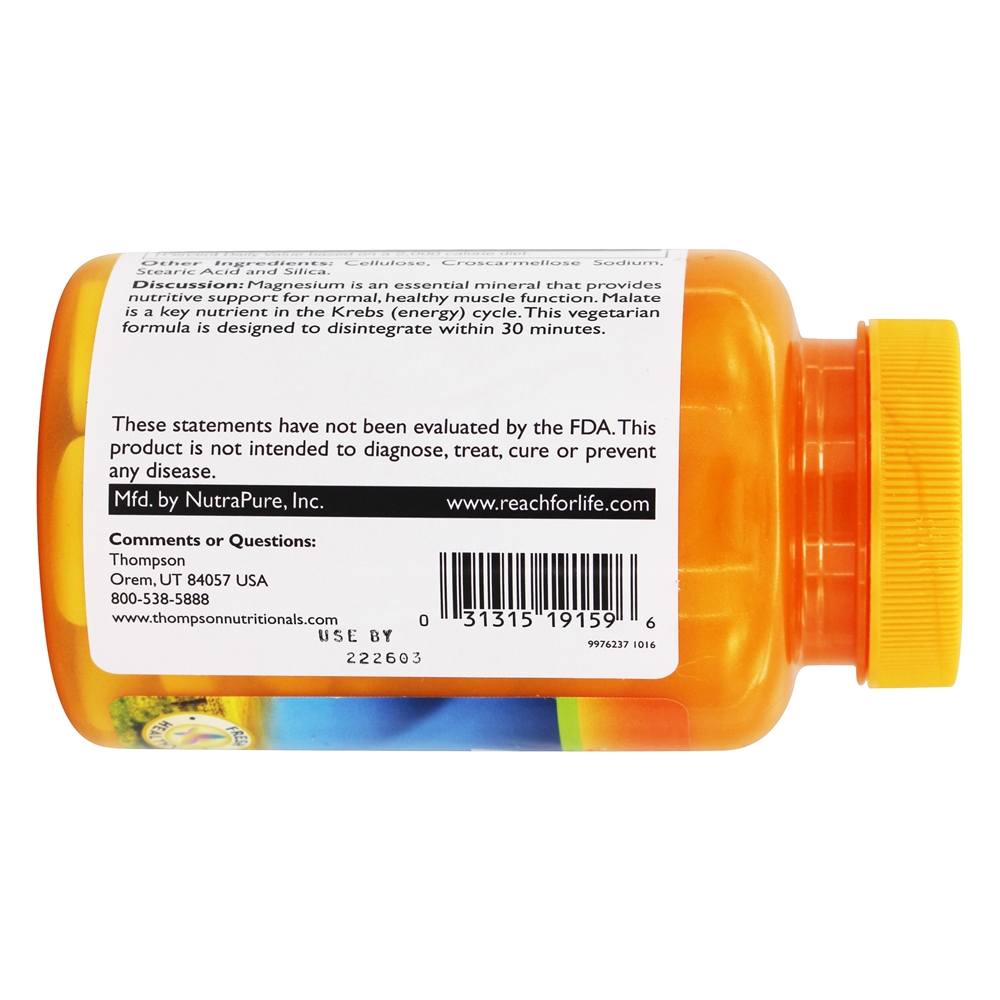 Magnésio Dimalato 400 mg. - 120 Tablets Thompson - Imagem 4