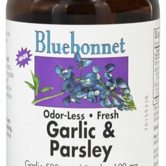 Alho e Salsa - 250 Softgels Bluebonnet Nutrition