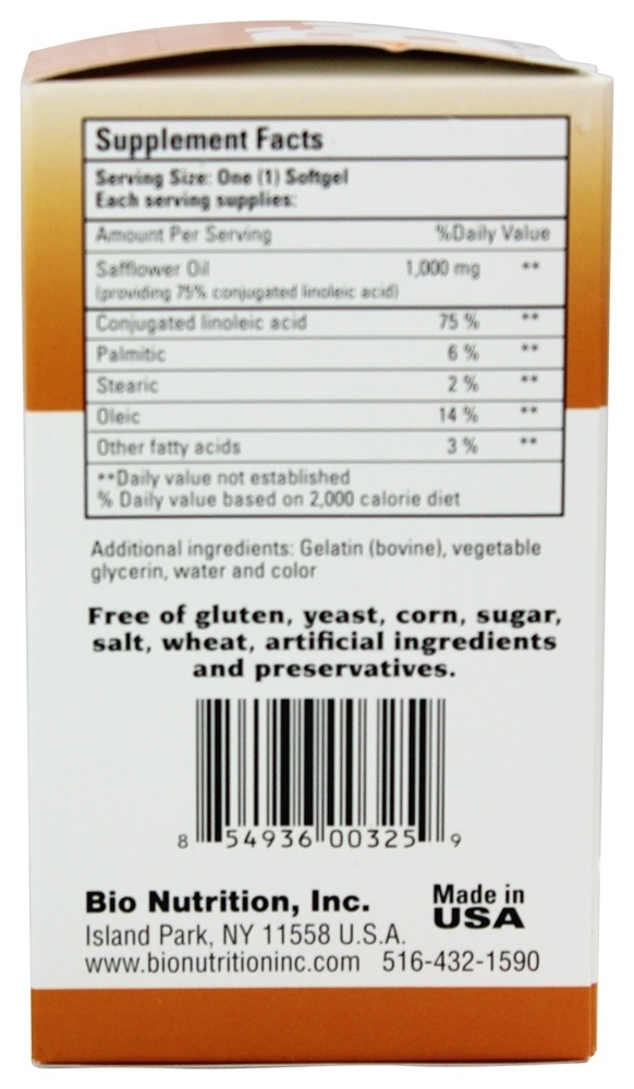 Óleo de cártamo 1000 mg. - 90 Softgels Bio Nutrition - Imagem 2