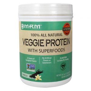 100 % de Proteína Vegetal em Pó Natural com Superalimentos de Baunilha - 20.1 oz. MRM