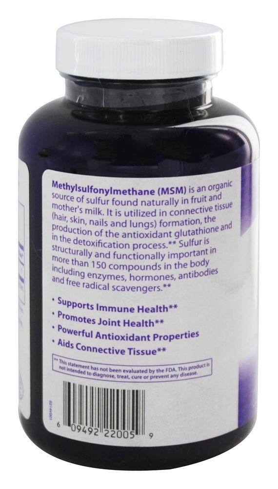 MSM Joint Health - Cápsulas vegetarianas 120 MRM - Imagem 3
