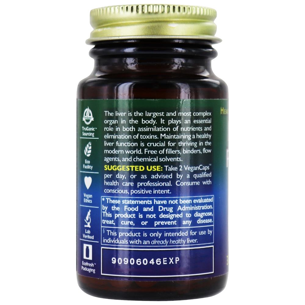 Versão de resgate hepático 6 - 30 Tampas veganas HealthForce Superfoods - Imagem 3