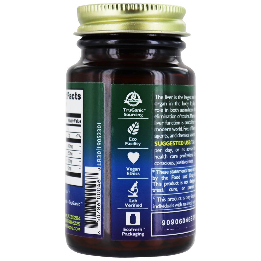 Versão de resgate hepático 6 - 30 Tampas veganas HealthForce Superfoods - Imagem 4