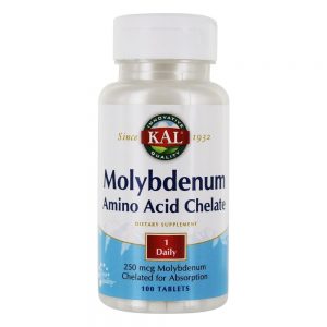 Quelato de Aminoácidos de Molibdênio 250 mcg. - 100 Micro Tablets Kal