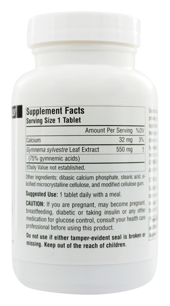Extremista Potência Gymnema Sylvestre 550 mg. - 120 Tablets Source Naturals - Imagem 2
