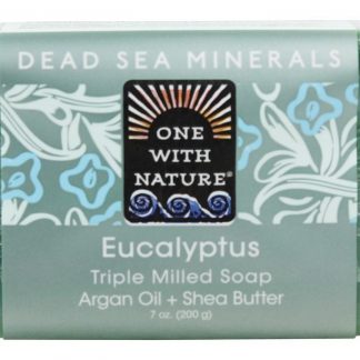 Dead Sea Minerals Eucalipto com sabão de barra triturado - 7 oz. One With Nature