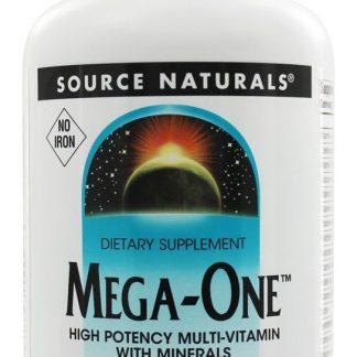 Mega-One Multi-Vitamin Iron Free - 90 Tablets Source Naturals
