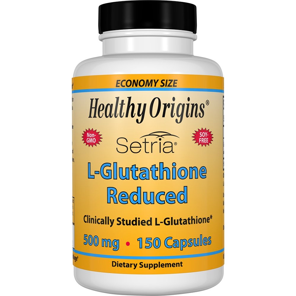 Setria L-Glutationa Reduzida 500 mg. - Cápsulas 150 Healthy Origins