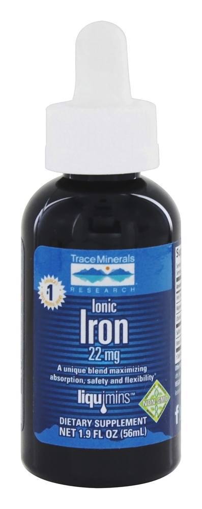 Ferro Iônico Líquido 22 mg. - 2 fl. oz. Trace Minerals Research