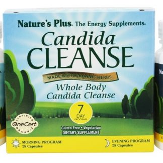 Candida Cleanse 7 Programa do Dia - Cápsulas 56 Natures Plus