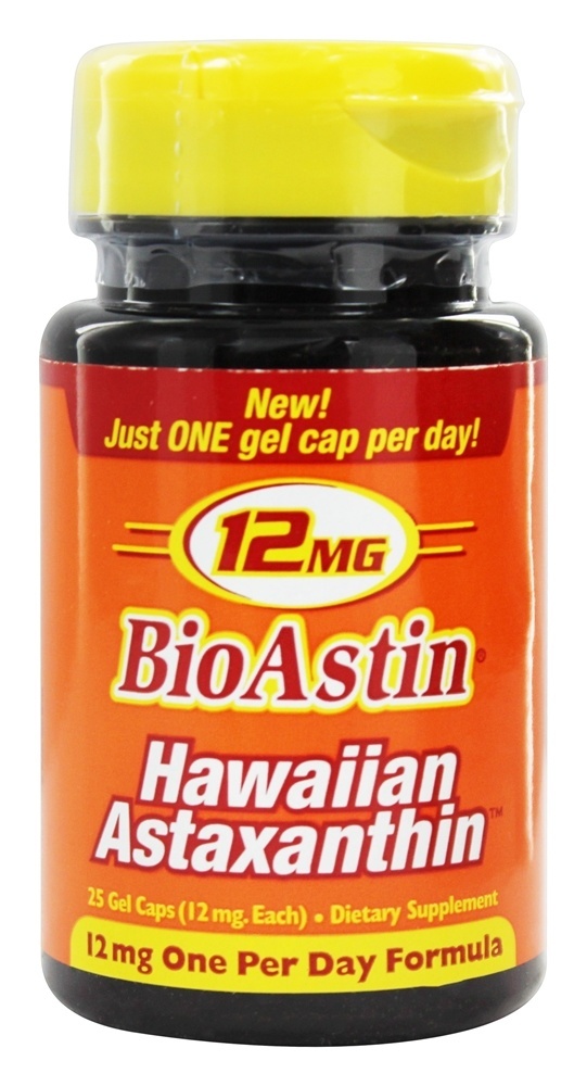 BioAstin Astaxantina Havaiana 12 mg. - 25 Gelcaps Nutrex Hawaii