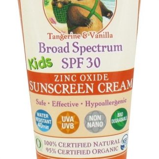 Ativo Crianças Protetor solar Creme Tangerina & Baunilha 30 SPF - 2.9 fl. oz. Badger