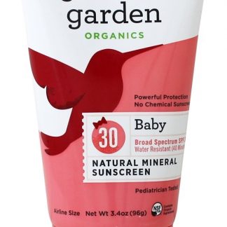 Protetor solar mineral natural de bebê 30 SPF - 3.4 fl. oz. Goddess Garden