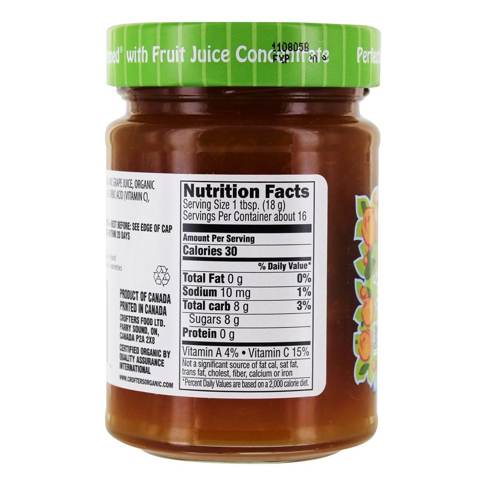 Justo Fruto Espalhar Orgânico Damasco - 10 oz. Crofter's Organic - Imagem 3