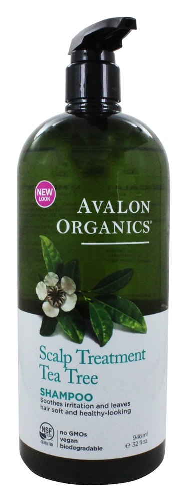 Shampoo Scalp Tratamento Tea Tree - 32 fl. oz. Avalon Organics