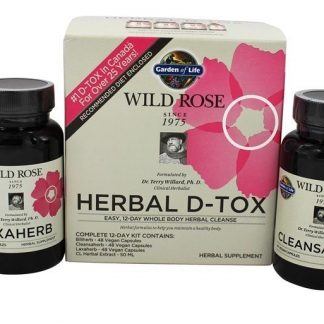 Kit completo de 12 dias para ervas selvagens D Tox Garden of Life