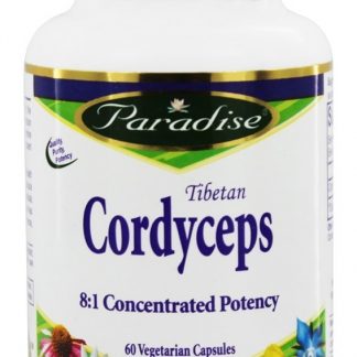 Cordyceps Tibetano - Cápsulas vegetarianas 60 Paradise Herbs