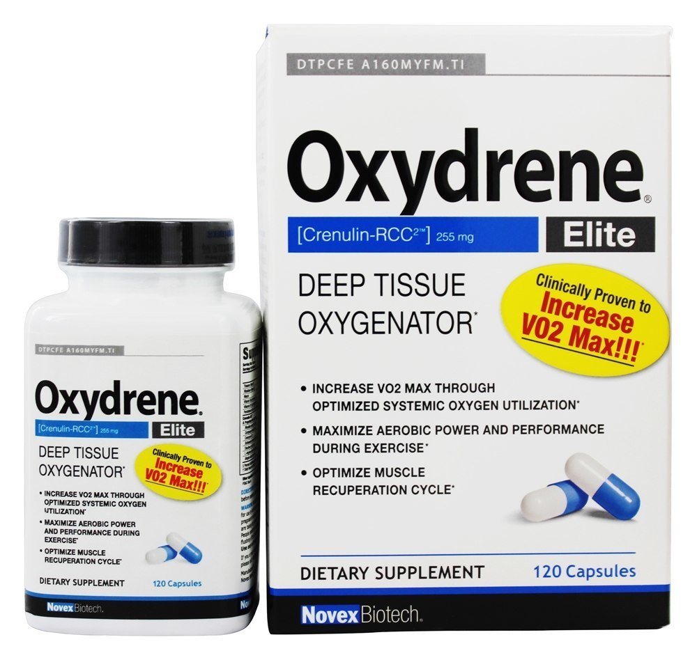 Oxydrene Elite - Oxigenador de Tecidos Profundos (Crenulin-RCC) - Cápsulas 120 Novex Biotech