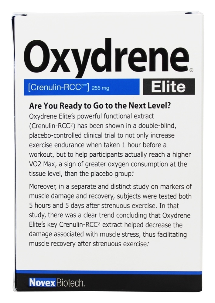 Oxydrene Elite - Oxigenador de Tecidos Profundos (Crenulin-RCC) - Cápsulas 120 Novex Biotech - Imagem 3