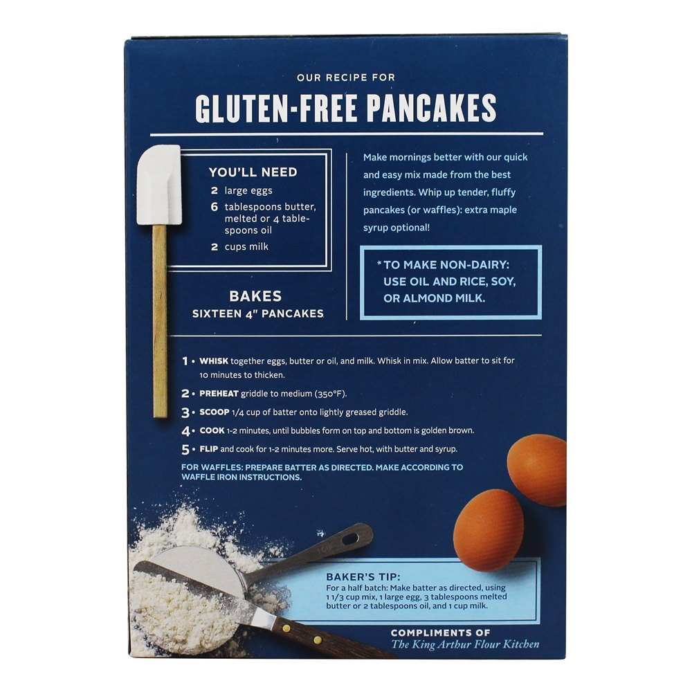 Mistura de Panquecas sem Glúten - 15 oz. King Arthur Flour - Imagem 3