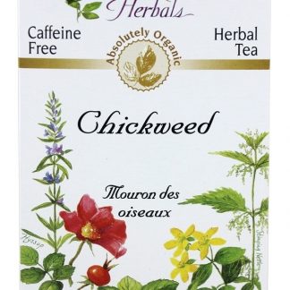 Chá Erva de Chickweed Livre de Cafeína Orgânica - 24 Saquinhos de Chá Celebration Herbals