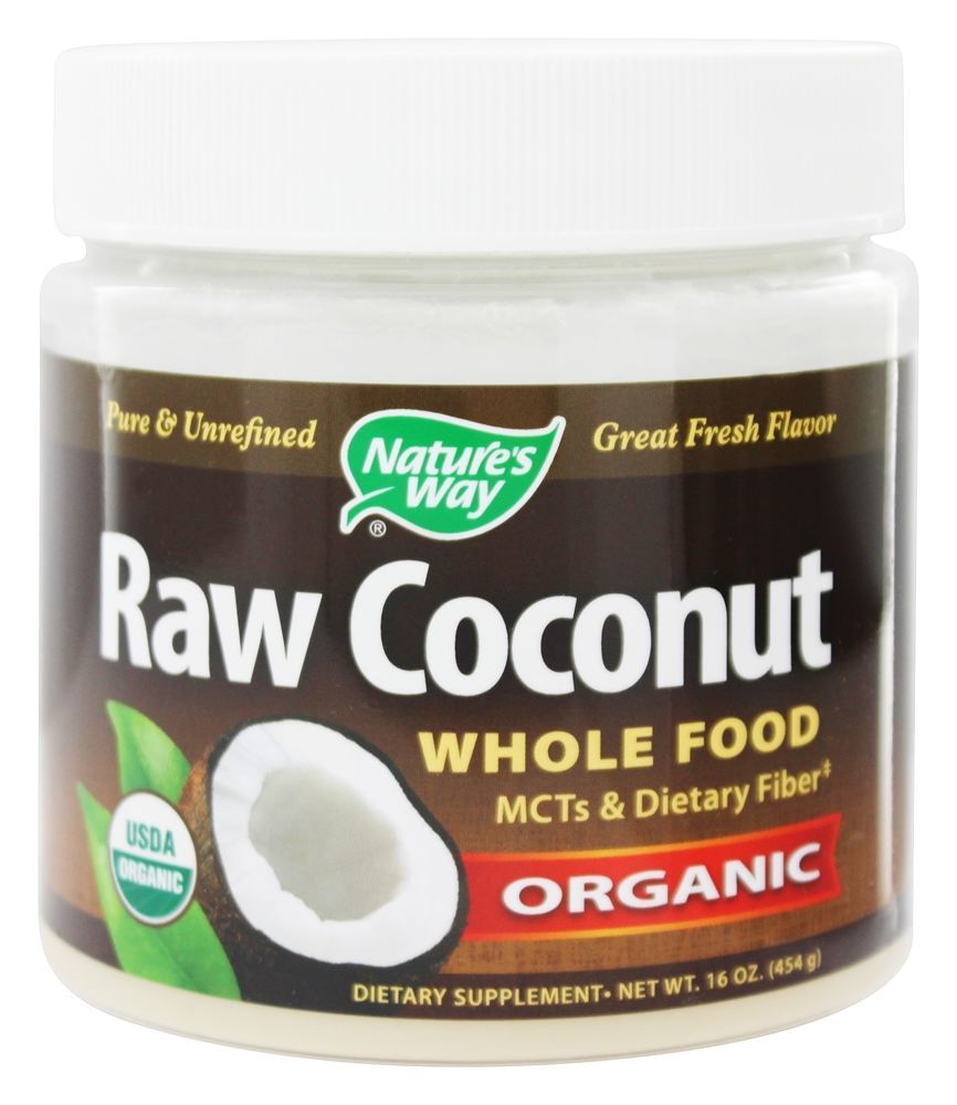 Pure orgânicos e coco integral não refinado de alimentos - 16 fl. oz. Nature's Way