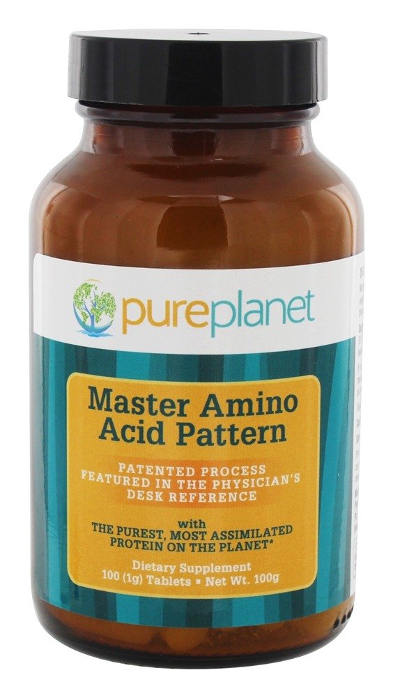 Master Amino Acid Pattern Suplemento de Proteínas Vegetariano - 100 Tablet (s) Pure Planet