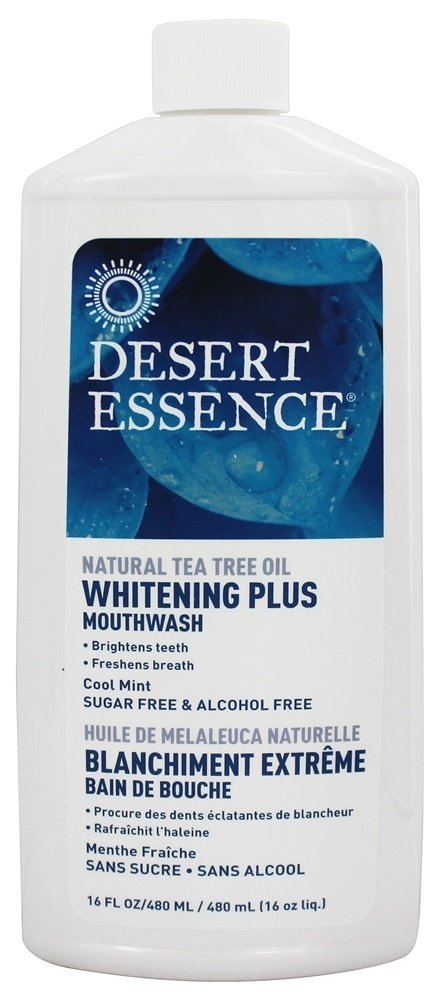 Natural Chá árvore óleo Branqueamento Mais Bochechos Legal Hortelã - 16 fl. oz. Desert Essence