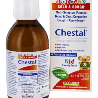 Tosse Infantil e Medicina Homepática Chestal Fria - 6.7 fl. oz. Boiron