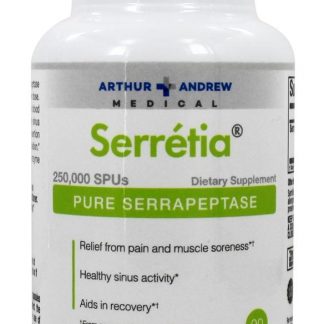 Serretia Serrapeptase Pure - Cápsulas 90 Arthur Andrew Medical