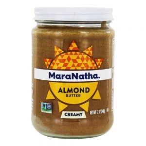 Não misture a manteiga de amêndoa cremosa - 12 oz. MaraNatha
