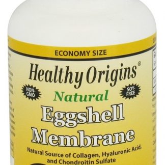 Membrana de Casca de Ovo Natural 500 mg. - Cápsulas vegetarianas 120 Healthy Origins