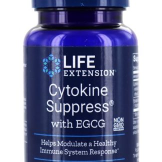Citocina Suprimir com EGCG - Cápsulas vegetarianas 30 Life Extension