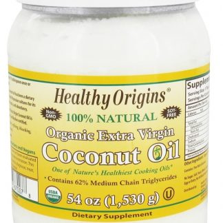 Óleo De Coco Extra Virgem Orgânico - 54 fl. oz. Healthy Origins