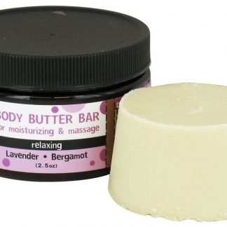 Barra de manteiga de corpo Bergamota lavanda - 2.5 oz. Biggs & Featherbelle