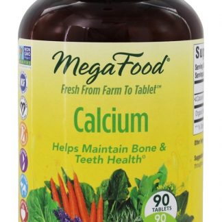 Calcium for Bone & Teeth Health - 90 Tablets MegaFood
