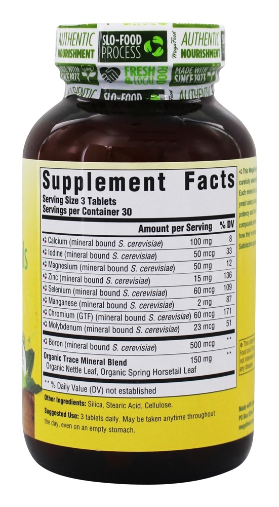 Equilibrado Minerais para Osso & Cardio Saúde Manutenção - 90 Tablets MegaFood - Imagem 2