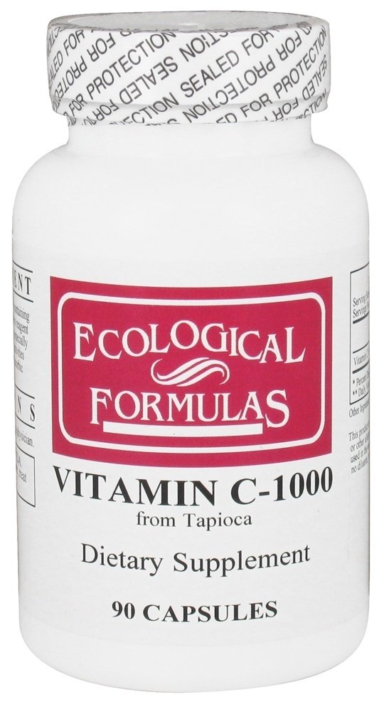 Vitamina C1000 da Tapioca 1000 mg. - Cápsulas 90 (anteriormente Cardiovascular Research ) Ecological Formulas