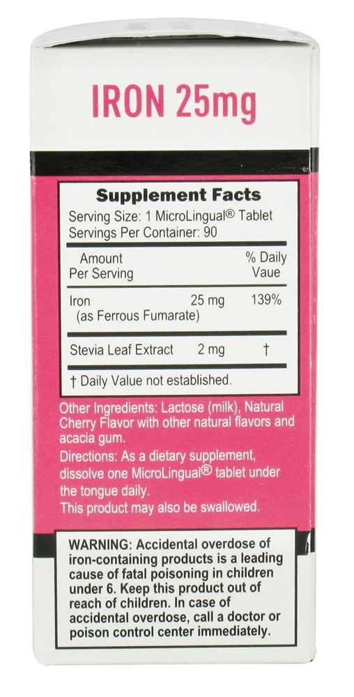 Just Women Ferro de Dissolução Instantânea 25 mg. - 90 Tablet (s) Superior Source - Imagem 2
