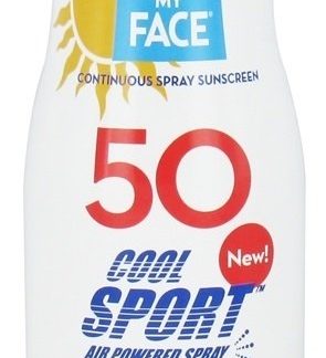 Protetor solar esportivo fresco com qualquer spray de ar comprimido de ângulo 50 SPF - 6 fl. oz. Kiss My Face
