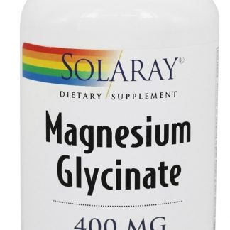 Glicinato de Magnésio 400 mg. - Cápsulas vegetarianas 120 Solaray