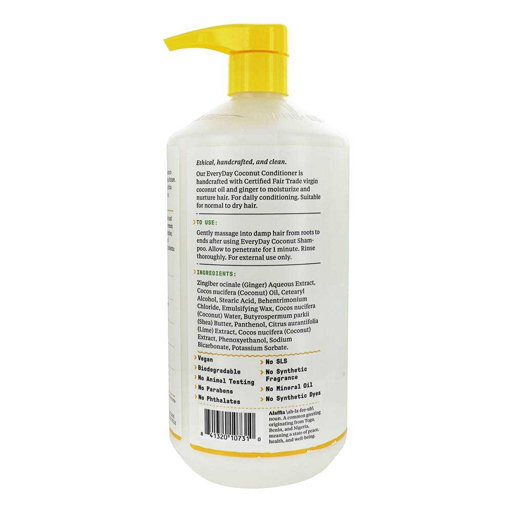 Todos os dias Contition Hidratante de Coco Perfume de Lima e Coco - 32 fl. oz. Alaffia - Imagem 2