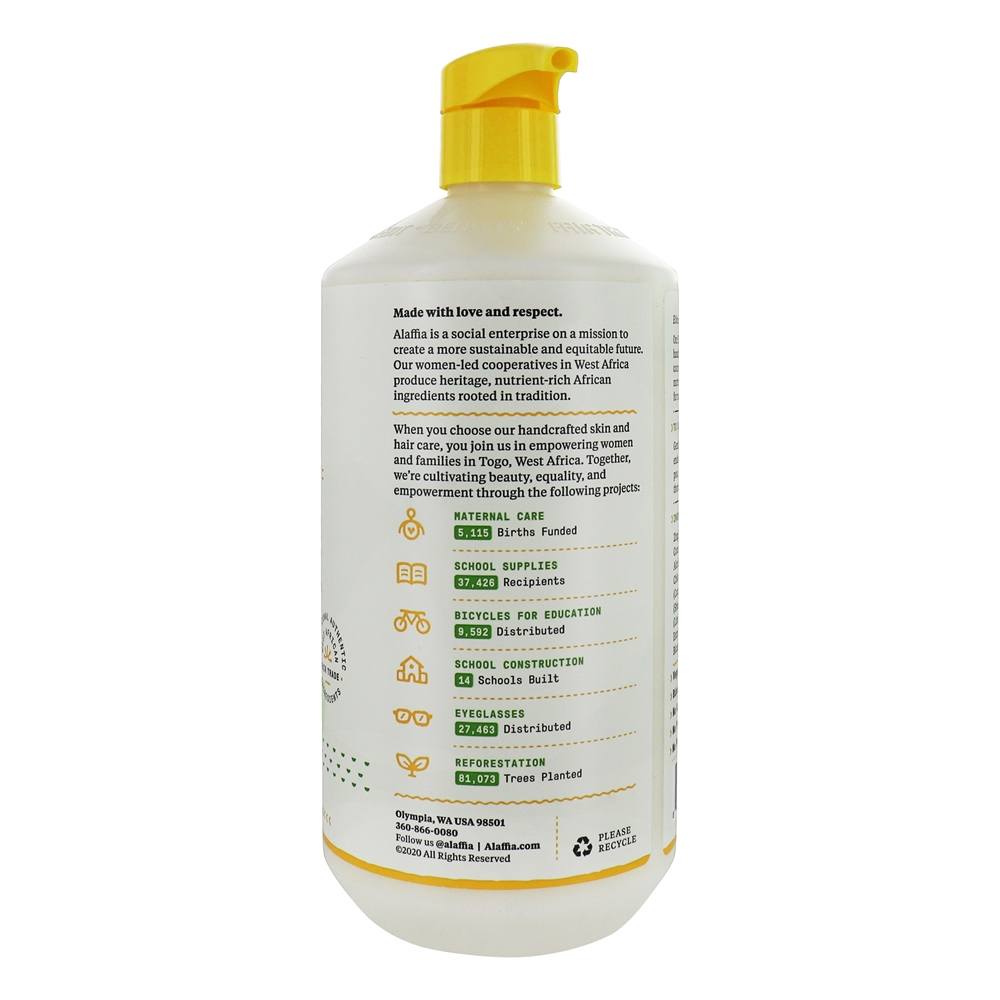 Todos os dias Contition Hidratante de Coco Perfume de Lima e Coco - 32 fl. oz. Alaffia - Imagem 3