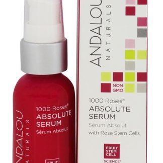 1000 Rosas Absoluto Soro com Rosa Haste Células - 1 fl. oz. Andalou Naturals