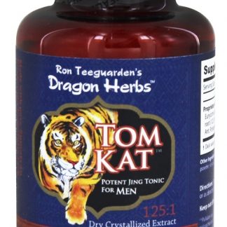Tom Kat Potente J Tônico para Homens 250 mg. - Cápsulas vegetarianas 100 Dragon Herbs