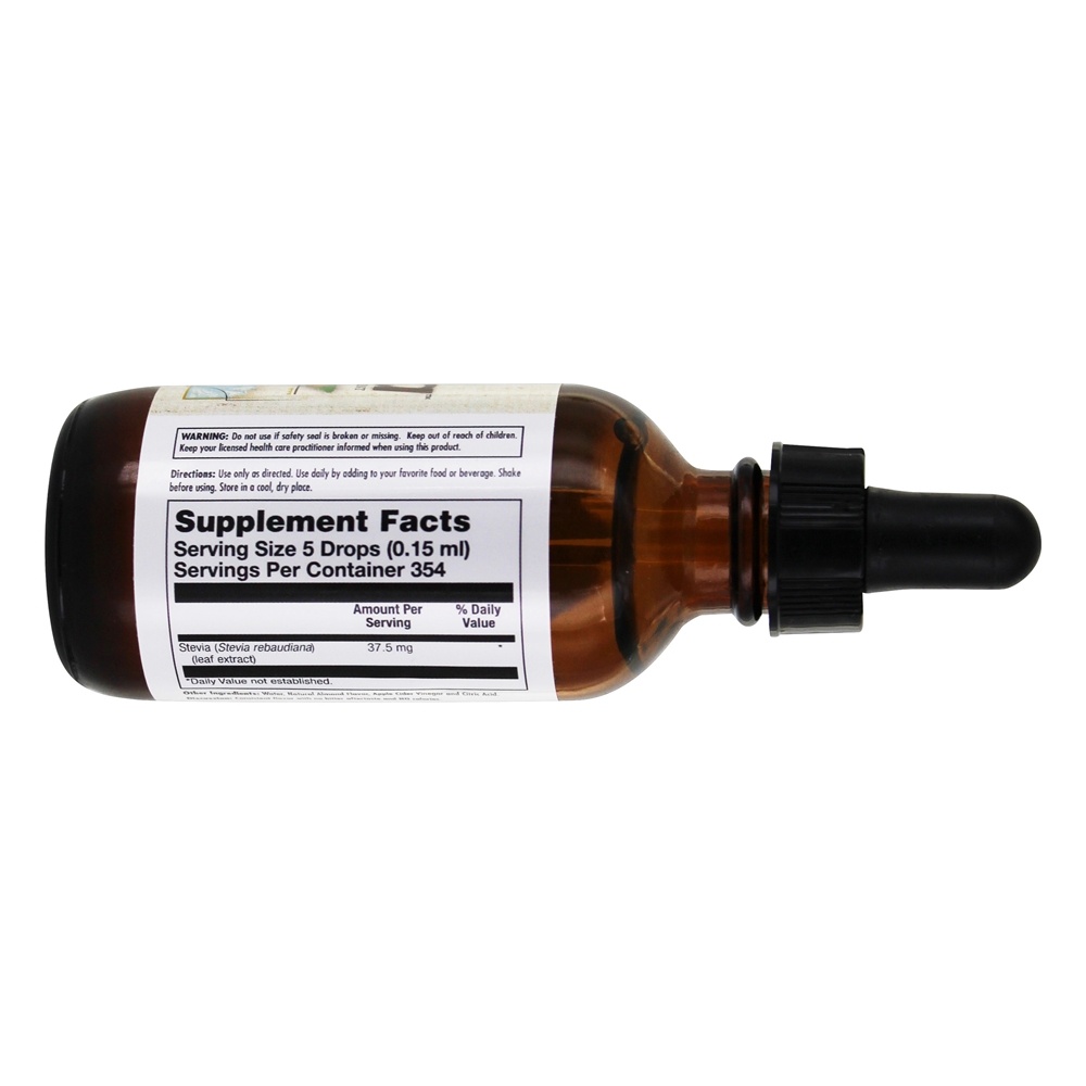 Claro Amêndoa Natural Stevia Liquid Extract - 1.8 fl. oz. Kal - Imagem 2
