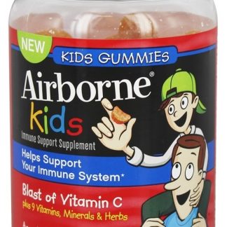 Imune Apoiar Gomoso para Crianças Variado Fruto Sabores - 42 Contagem Airborne