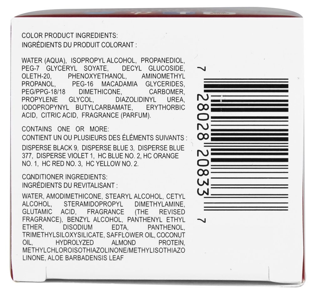Amor Sua Cor Não-Permanente Cabelo Cor 777 Médio Cinza Marrom - 3 fl. oz. CoSaMo - Imagem 3